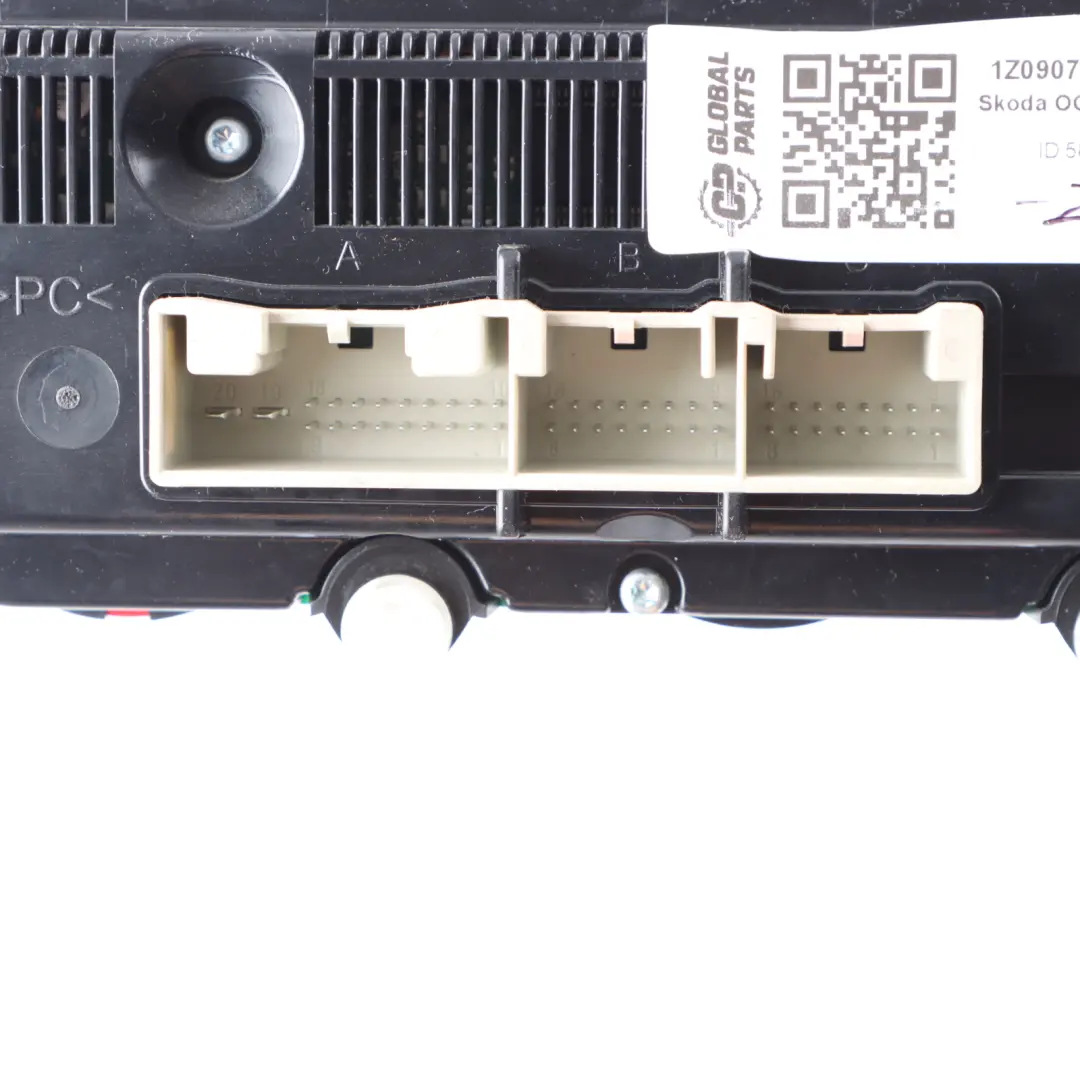 Skoda Octavia Mk2 Heater Climate A/C Control Unit Switch Panel - SKU 1Z0907044AB - Part number 1Z0907044AB