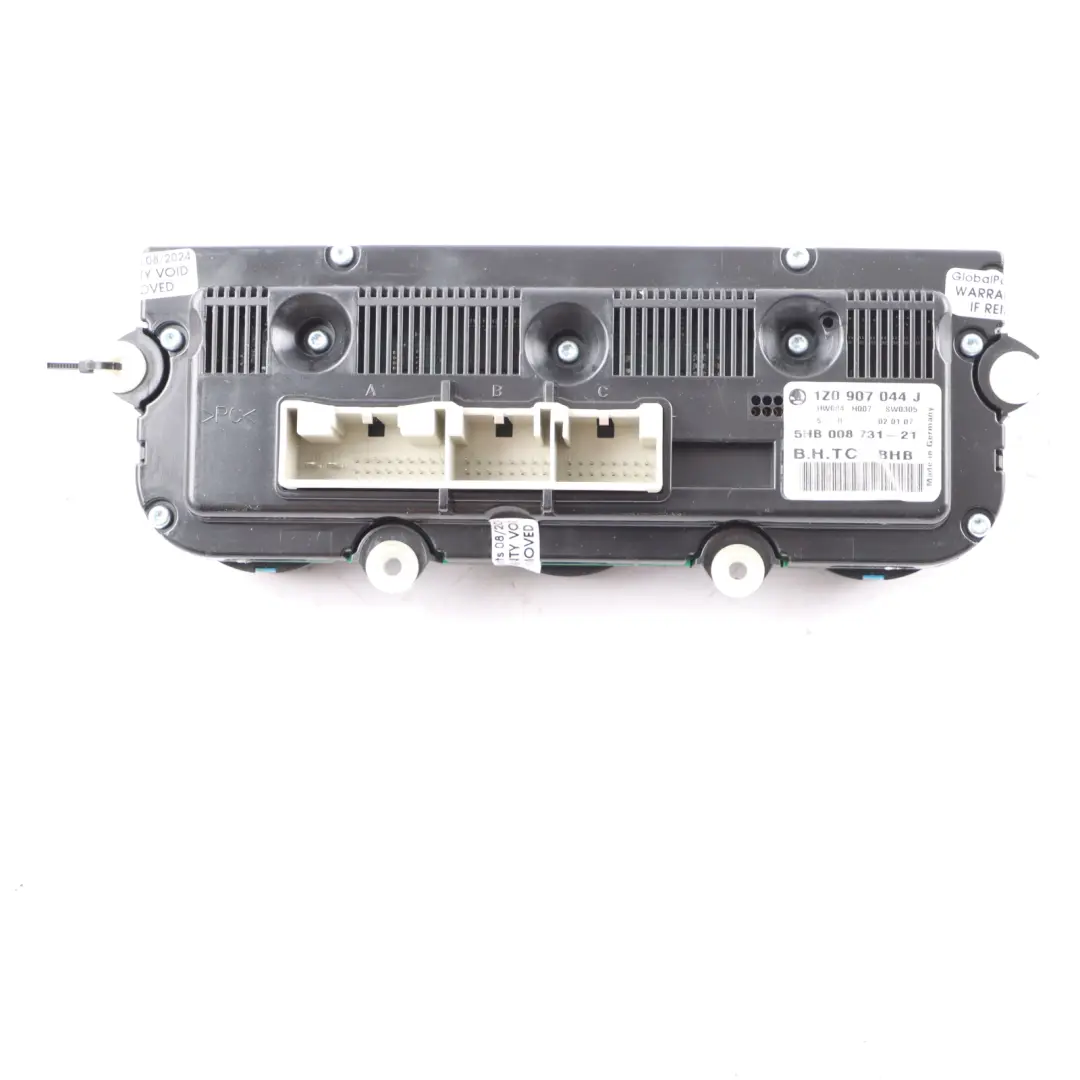 A/C Climate Control Unit Switch Panel to Skoda Octavia II with Part number 1Z0907044J Skoda Octavia II A/C Climate Control Unit Switch Panel - SKU 1Z0907044J - Part number 1Z0907044J