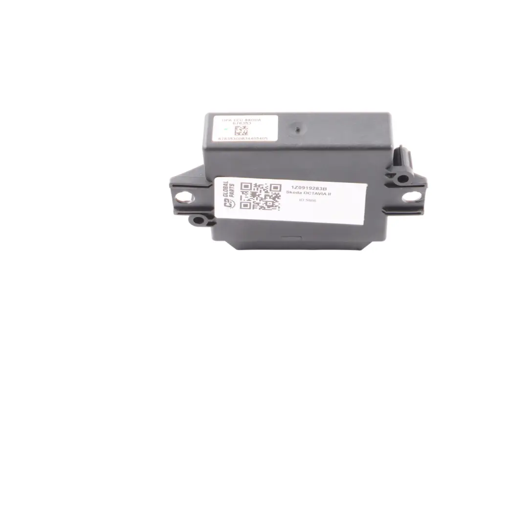 Module contrôle stationnement PDC pour Skoda Octavia II à propos du numéro de pièce 1Z0919283B Skoda Octavia II Module contrôle stationnement PDC - SKU 1Z0919283B - Numéro de pièce 1Z0919283B