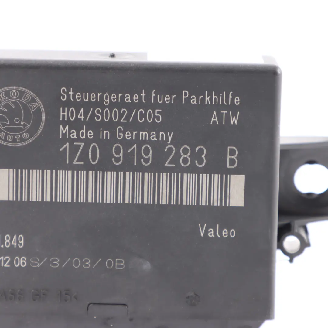 Skoda Octavia II Parkhaus Steuergerät PDC - SKU 1Z0919283B - Teilenummer 1Z0919283B
