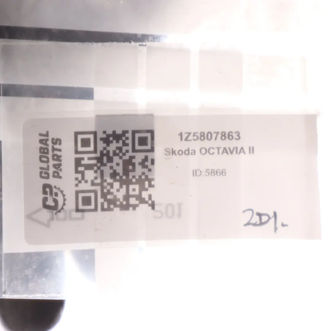 Skoda Octavia II Soporte Parachoques Trasero Izquierdo - SKU 1Z5807863 - Número de pieza 1Z5807863