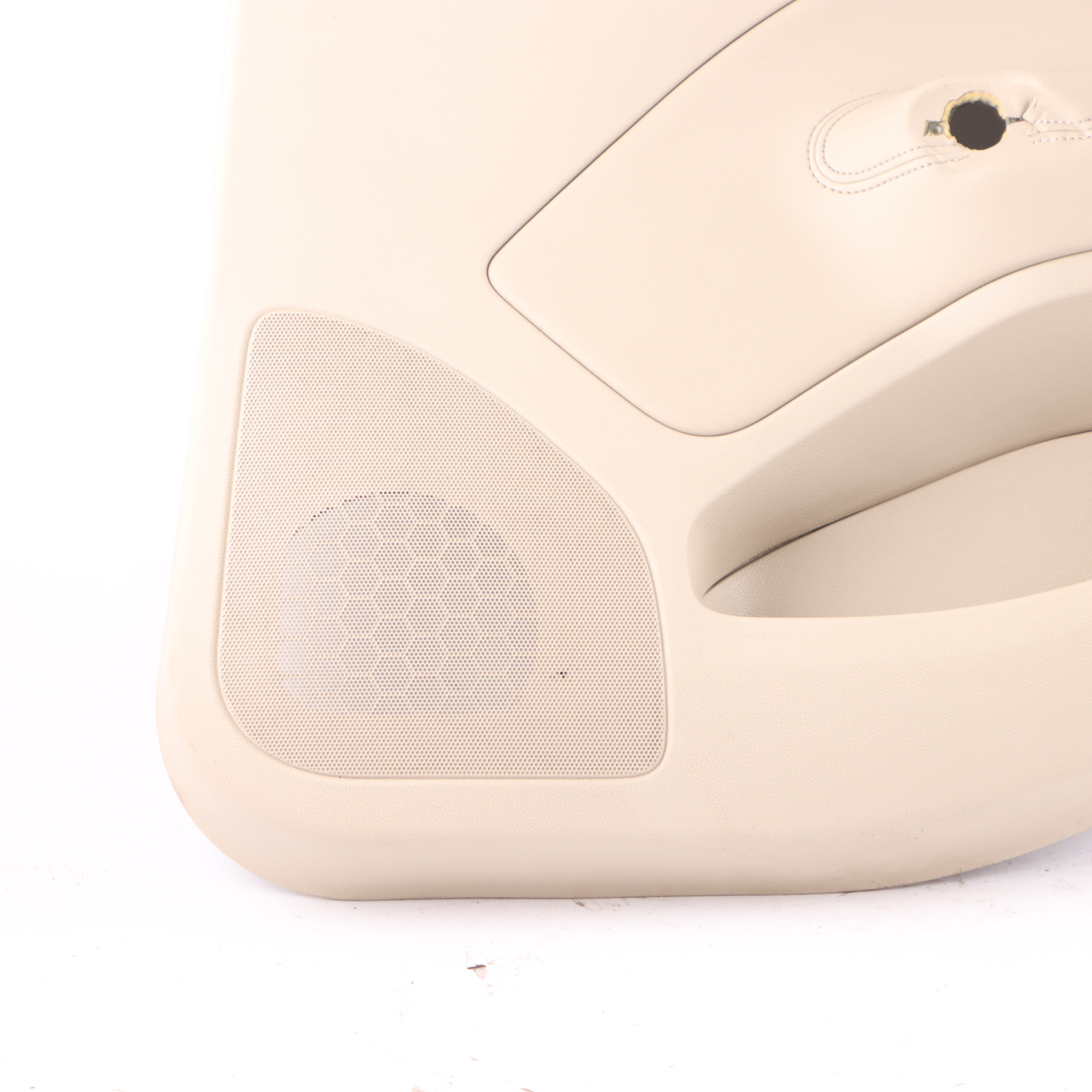 Skoda Octavia II Door Card Rear Right O/S Trim Panel Leather Ivory