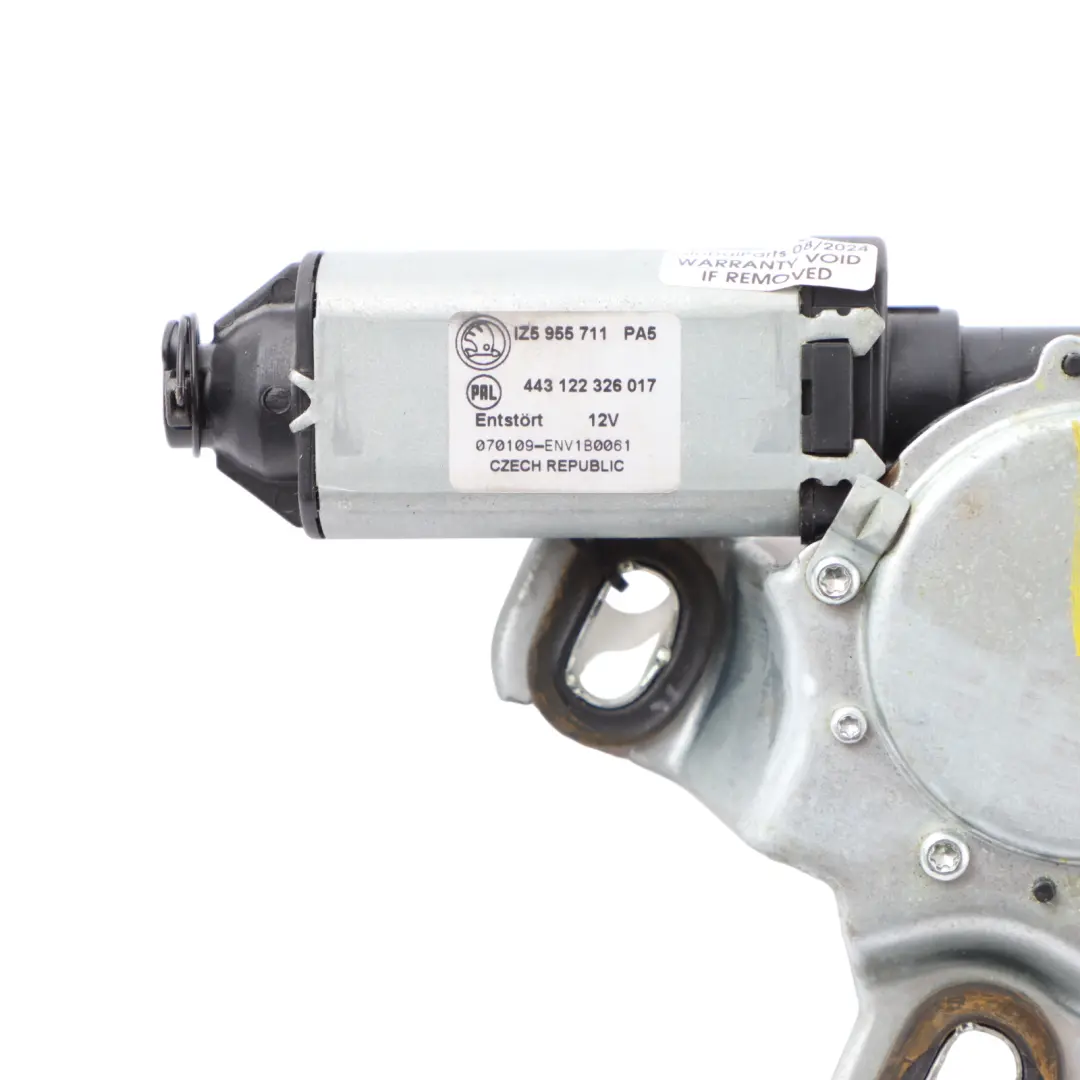 Fenêtre hayon arrière Moteur d'essuie-glace arrière pour Skoda Octavia II à propos du numéro de pièce 1Z5955711A Skoda Octavia II Fenêtre hayon arrière Moteur d'essuie-glace arrière - SKU 1Z5955711A - Numéro de pièce 1Z5955711A
