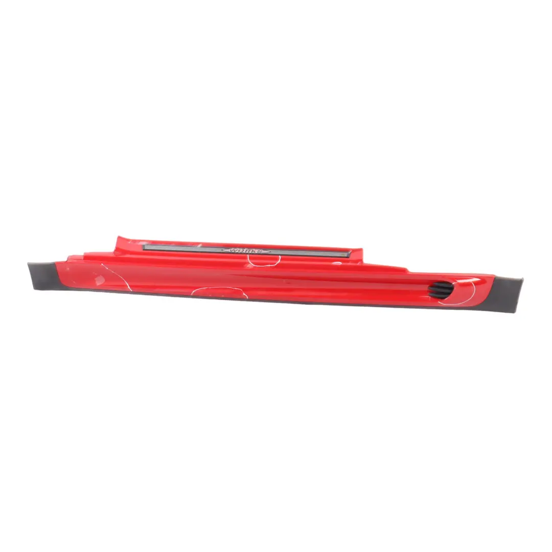 Side Skirt Mini R56 R57 JCW Left N/S Door Sill Trim Chili Red - 851  - SKU 2156417-CHRED - Part number 2156417
