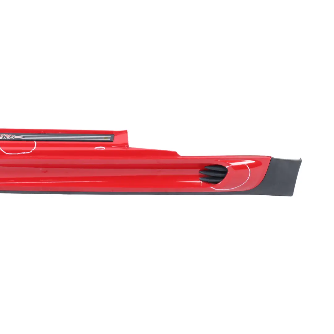 Side Skirt Mini R56 R57 JCW Left N/S Door Sill Trim Chili Red - 851  - SKU 2156417-CHRED - Part number 2156417