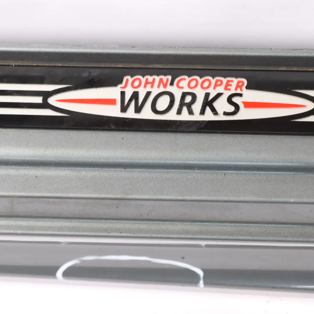 Side Skirt Mini R56 R57 JCW Left Door N/S Sill Trim Dark Silver Metallic - 871 to with Part number 2156417 Side Skirt Mini R56 R57 JCW Left Door N/S Sill Trim Dark Silver Metallic - 871 - SKU 2156417-DS - Part number 2156417