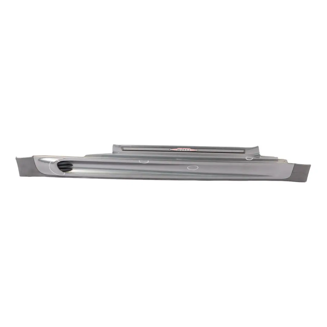 Right Door O/S Sill Skirt Side Dark Silver Metallic - 871 to Mini R56 R57 JCW with Part number 2156418 Mini R56 R57 JCW Right Door O/S Sill Skirt Side Dark Silver Metallic - 871 - SKU 2156418-DS - Part number 2156418