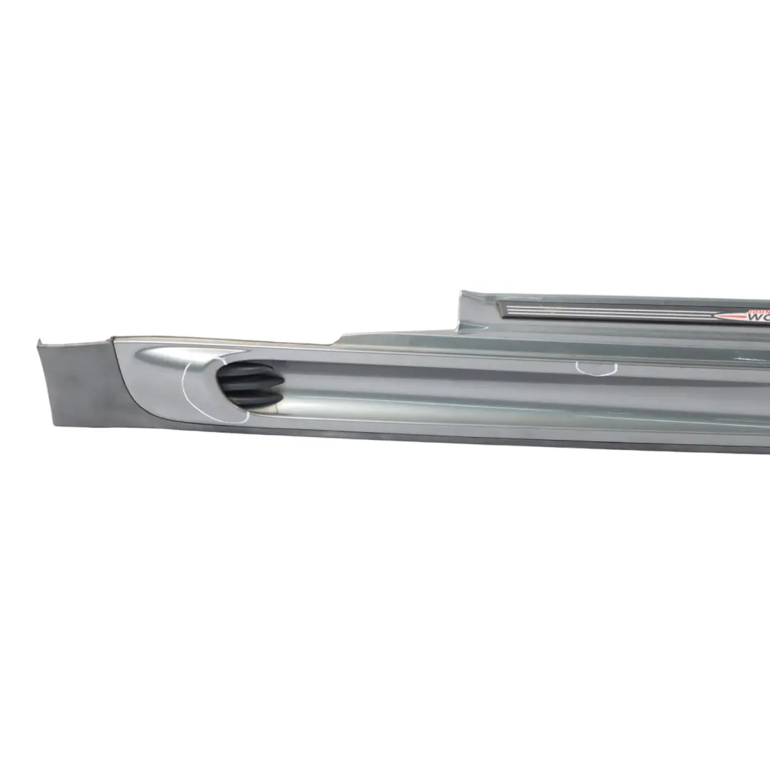 Right Door O/S Sill Skirt Side Dark Silver Metallic - 871 to Mini R56 R57 JCW with Part number 2156418 Mini R56 R57 JCW Right Door O/S Sill Skirt Side Dark Silver Metallic - 871 - SKU 2156418-DS - Part number 2156418