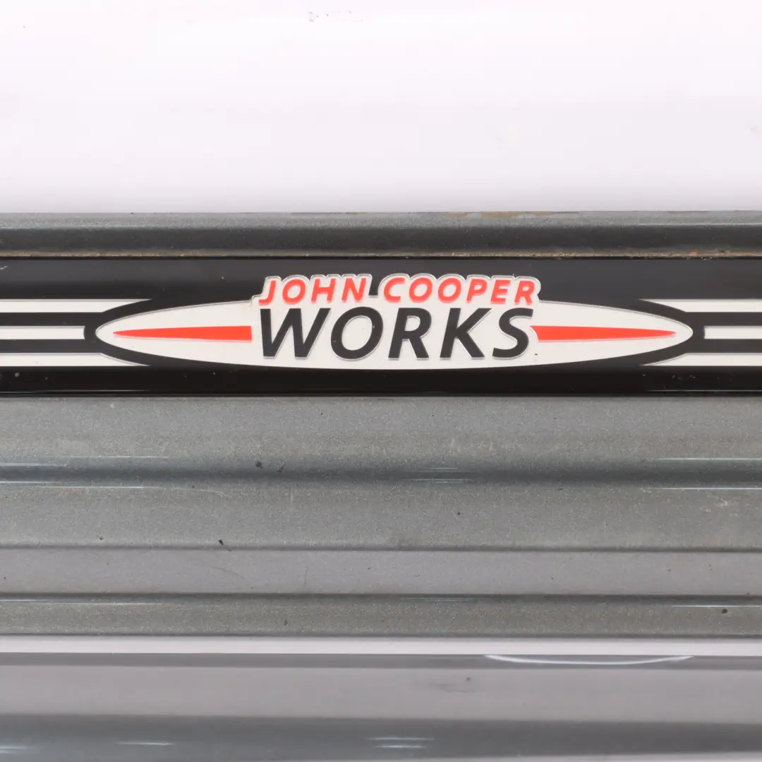 Right Door O/S Sill Skirt Side Dark Silver Metallic - 871 to Mini R56 R57 JCW with Part number 2156418 Mini R56 R57 JCW Right Door O/S Sill Skirt Side Dark Silver Metallic - 871 - SKU 2156418-DS - Part number 2156418