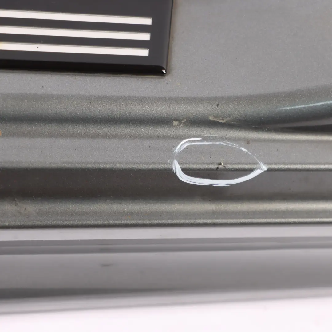 Right Door O/S Sill Skirt Side Dark Silver Metallic - 871 to Mini R56 R57 JCW with Part number 2156418 Mini R56 R57 JCW Right Door O/S Sill Skirt Side Dark Silver Metallic - 871 - SKU 2156418-DS - Part number 2156418