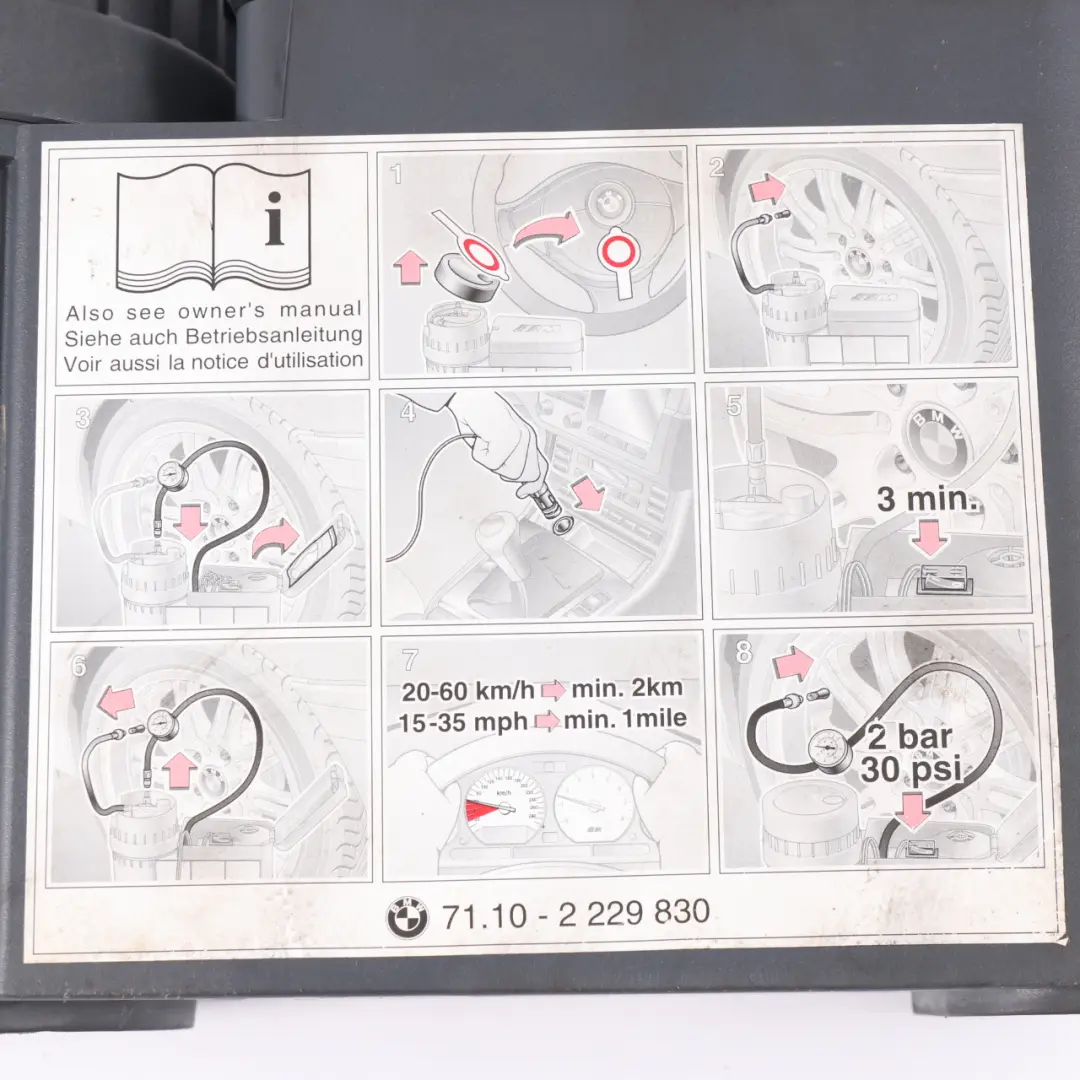 Z3M E36 M Mobility Kompresor Powietrza Opon do BMW M3 E46 M5 E39 o numerze 2228911 BMW M3 E46 M5 E39 Z3M E36 M Mobility Kompresor Powietrza Opon - SKU 2228911 - Numer Części 2228911