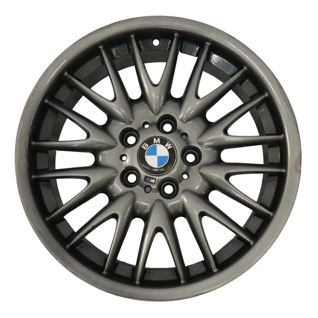 BMW E46 Jante arrière grise en alliage léger V Spoke 72 18" 8,5J ET:50 2229155
