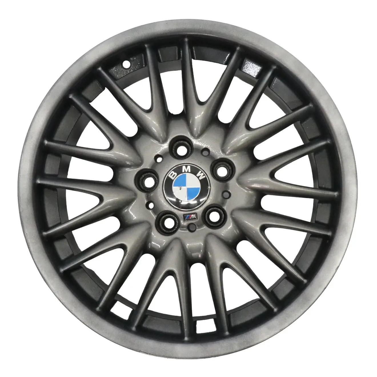 BMW E46 Cerchio in lega posteriore grigio a raggi V 72 18" 8,5J ET:50 2229155