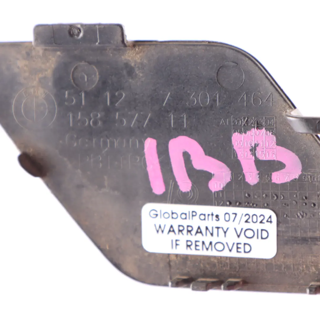 Flap Towing Eye Rear Bumper Imperial Blau Brillant Blue 7301464 to BMW 3 F30 with Part number 2240007 BMW 3 F30 Flap Towing Eye Rear Bumper Imperial Blau Brillant Blue 7301464 - SKU 2240007-IBB1 - Part number 2240007