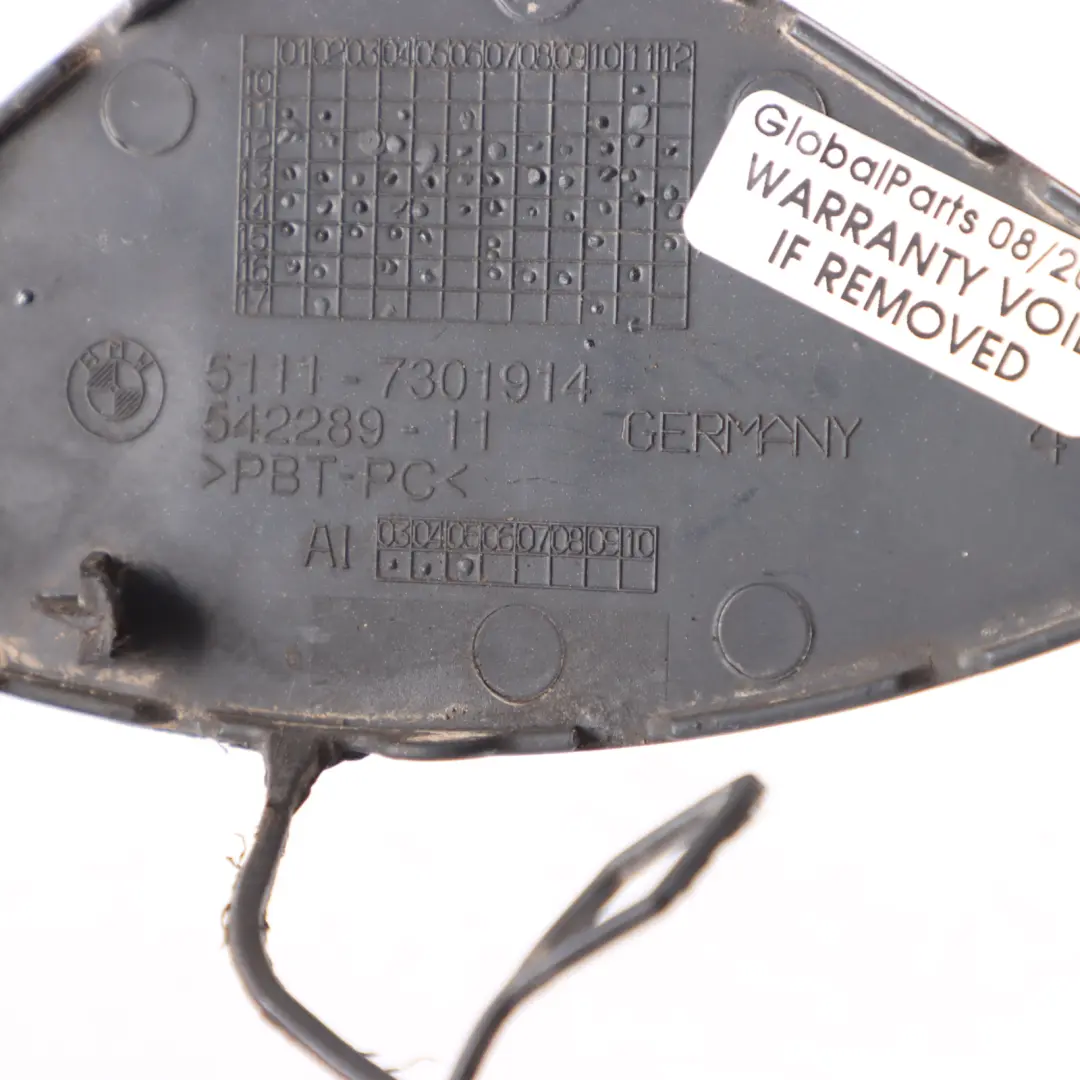 Towing Eye BMW F30 F31 Front Bumper Flap Mineral Grey Metallic - B39 7301914 to with Part number 2240175 Towing Eye BMW F30 F31 Front Bumper Flap Mineral Grey Metallic - B39 7301914 - SKU 2240175-MG - Part number 2240175