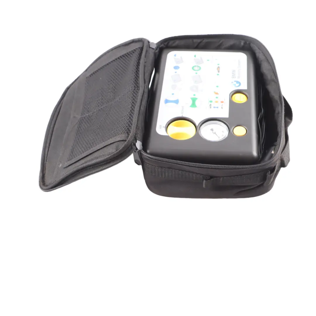 Tyre Inflation Compressor Mobility to BMW E87 F20 F23 F30 F46 E90 LCI with Part number 2333674 BMW E87 F20 F23 F30 F46 E90 LCI Tyre Inflation Compressor Mobility - SKU 2333674 - Part number 2333674