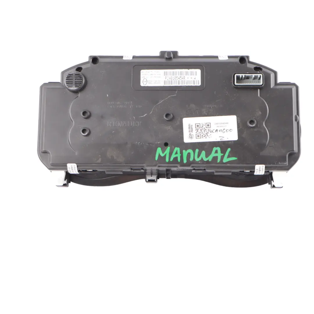 Speedometer Speedo Clock Cluster Instrument Manual to Renault Kangoo 2 with Part number 248105454R Renault Kangoo 2 Speedometer Speedo Clock Cluster Instrument Manual - SKU 248105454R - Part number 248105454R