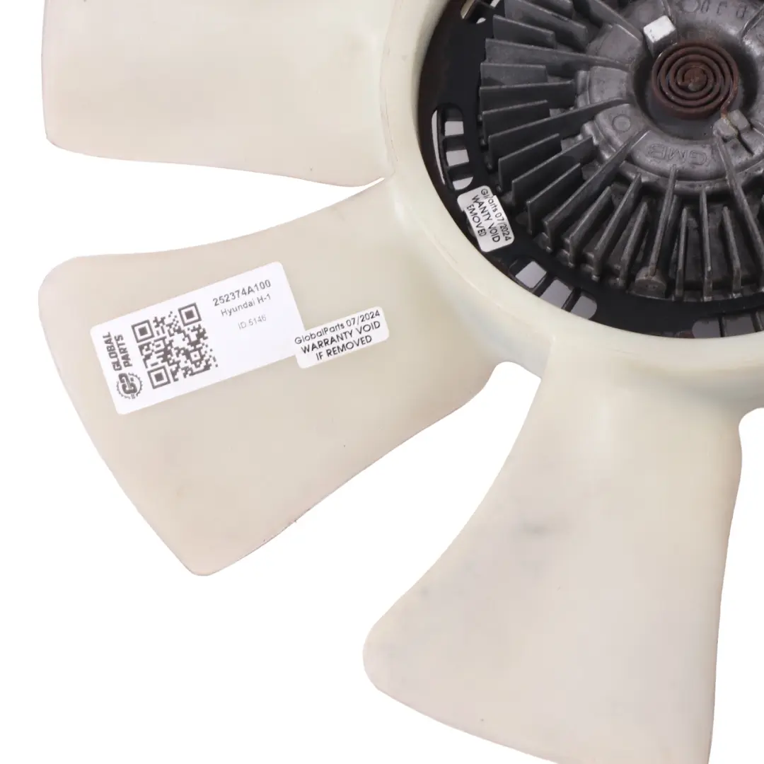 Ventilador Refrigeración Radiador Motor para Hyundai H-1 con número de pieza 252374A100 Hyundai H-1 Ventilador Refrigeración Radiador Motor - SKU 252374A100 - Número de pieza 252374A100