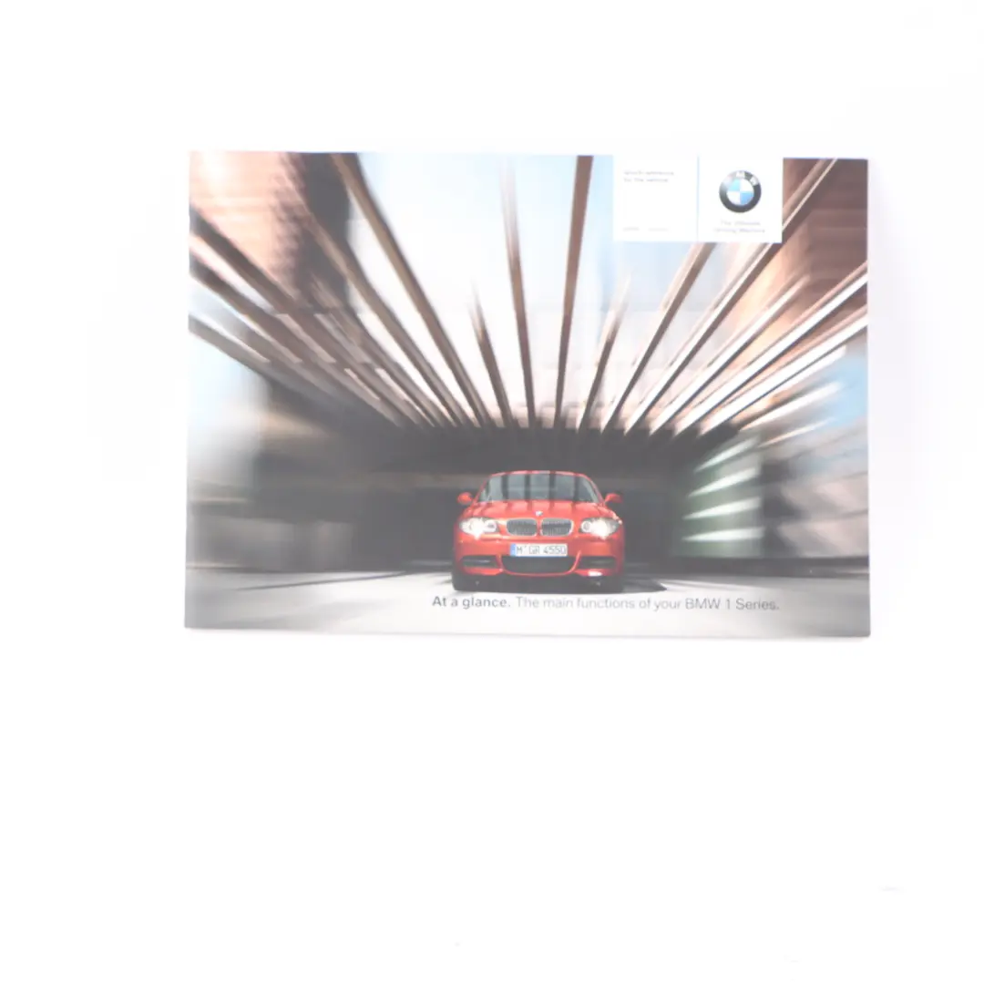 Owner's Handbook Service Booklet Book Set Case Wallet to BMW E81 E87 LCI with Part number 2605387 BMW E81 E87 LCI Owner's Handbook Service Booklet Book Set Case Wallet - SKU 2605387-1 - Part number 2605387