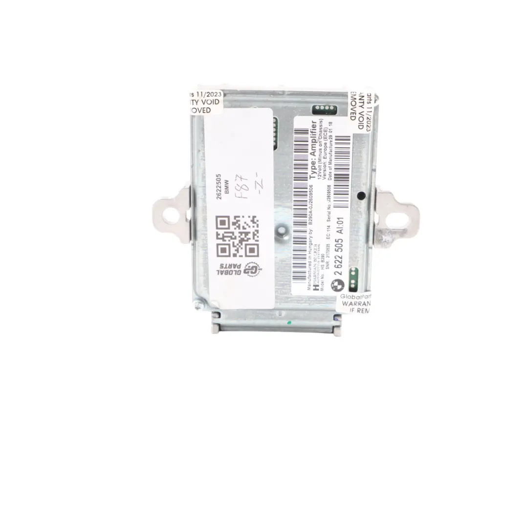 Amplificatore Unità Controllo Sound per BMW F87 M2 F80 M3 F82 F83 M4 con numero di parte 2622505 BMW F87 M2 F80 M3 F82 F83 M4 Amplificatore Unità Controllo Sound - SKU 2622505 - Numero di parte 2622505