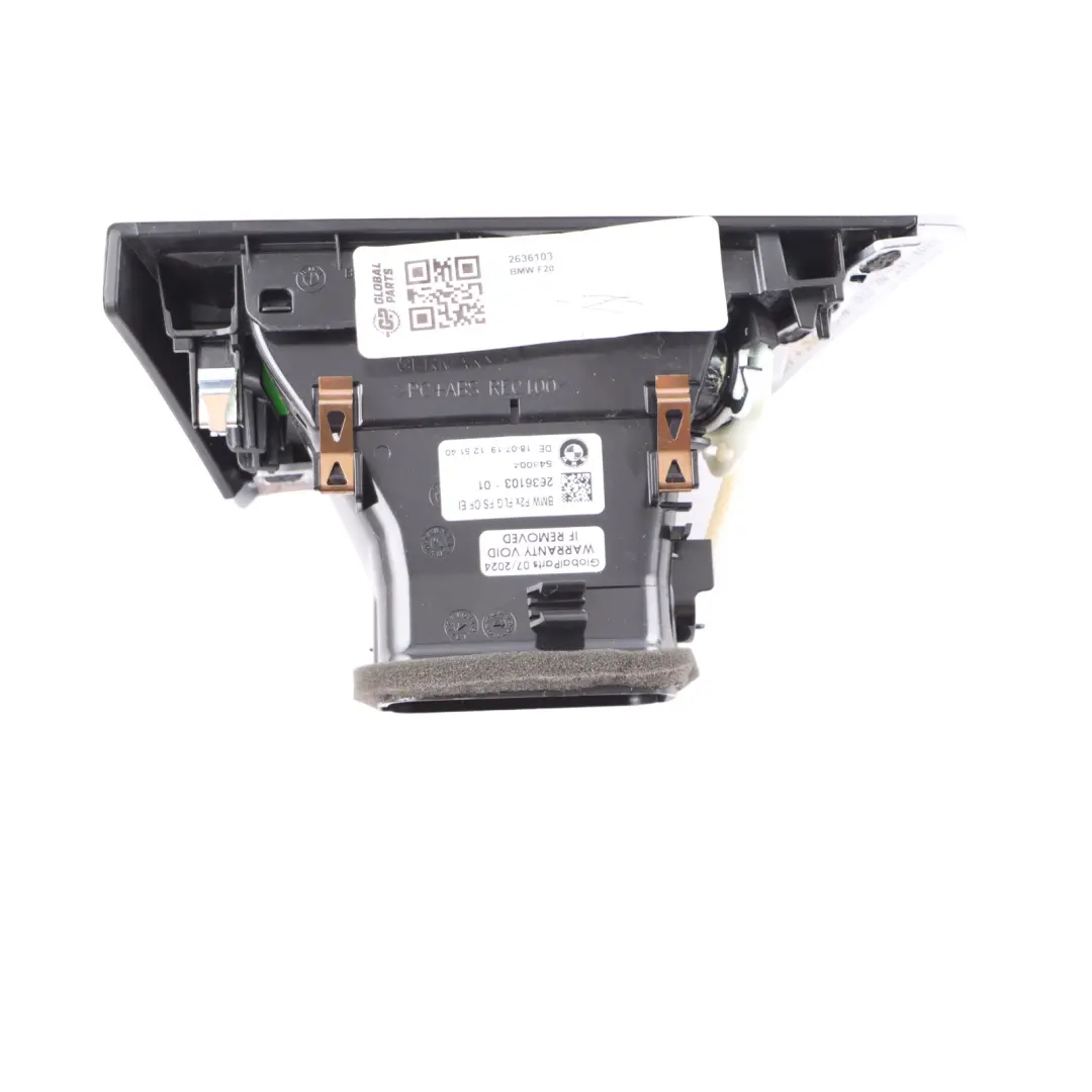 Buse d'aération avant du tableau de bord gauche pour BMW F20 F22 à propos du numéro de pièce 2636103 BMW F20 F22 Buse d'aération avant du tableau de bord gauche - SKU 2636103 - Numéro de pièce 2636103