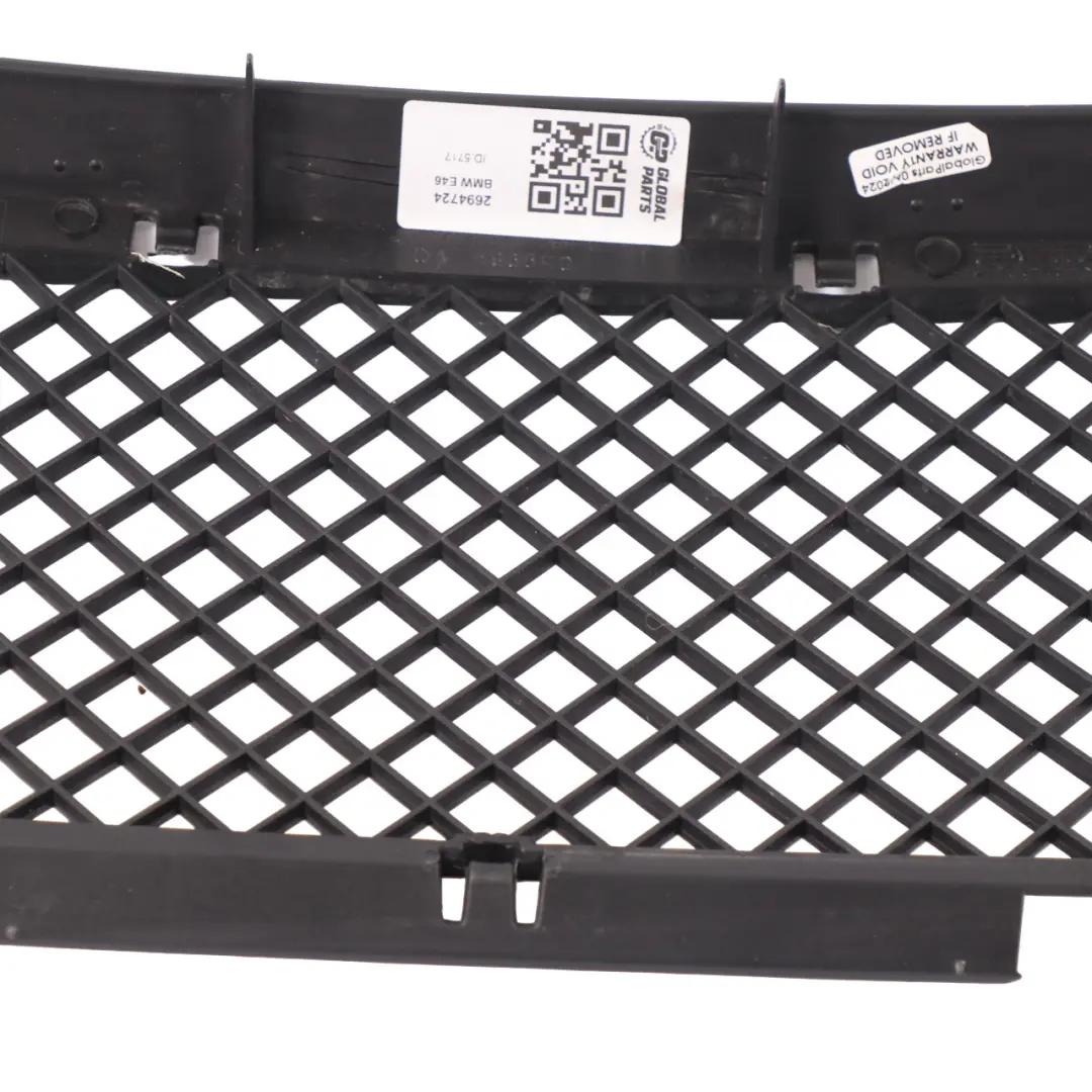 Front Grille Centre Bumper Cover Trim Black to BMW E46 M3 with Part number 2694724 BMW E46 M3 Front Grille Centre Bumper Cover Trim Black - SKU 2694724 - Part number 2694724