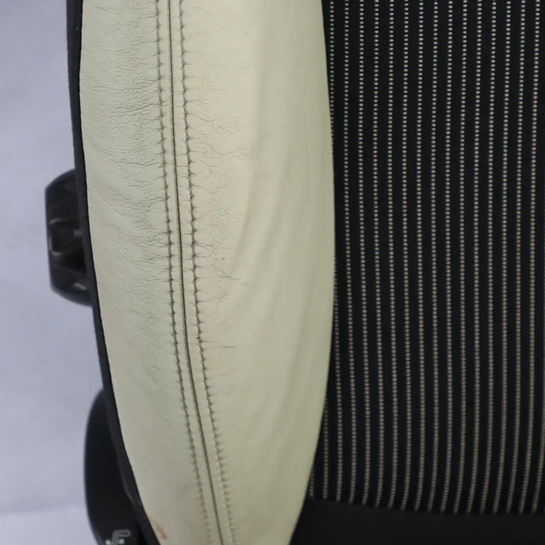 Mini Cooper One R55 R56 R57 Sport Cloth Cream Leather Front Left Seat N/S - SKU 2753493 - Part number 2753493