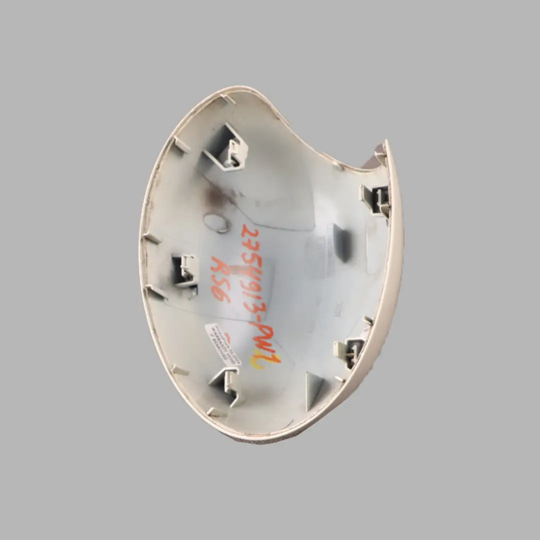 Cap Left N/S Mirror Wing Pepper White 850 to Mini Cooper 1 R55 R56 R60 Cover with Part number 2754913 Mini Cooper 1 R55 R56 R60 Cover Cap Left N/S Mirror Wing Pepper White 850 - SKU 2754913-PW1 - Part number 2754913