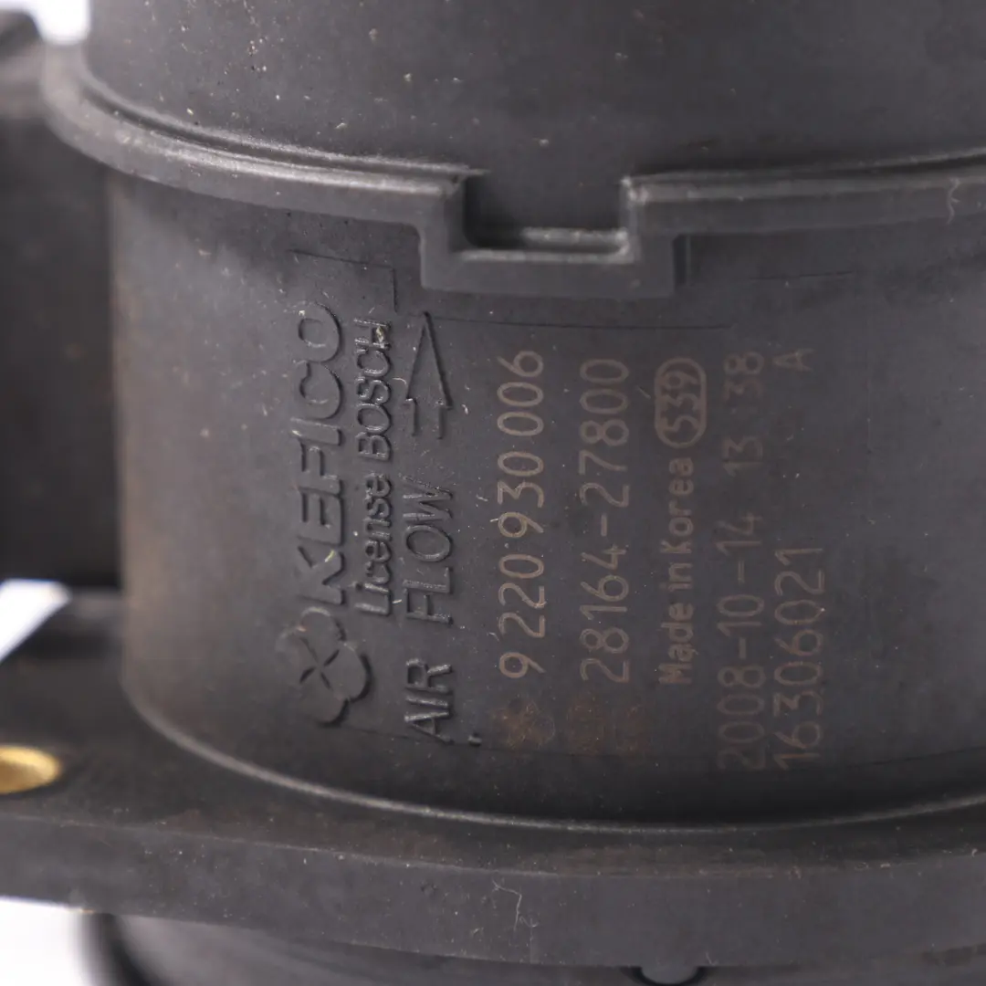 portata massica dell'aria MAF Sensore per Hyundai H1 2.5 CRDI i30 2.0 con numero di parte 28164-27800 Hyundai H1 2.5 CRDI i30 2.0 portata massica dell'aria MAF Sensore - SKU 28164-27800 - Numero di parte 28164-27800