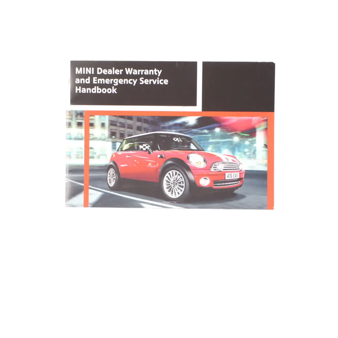 Mini Paceman R61 Service Booklet Owner's Handbook Pouch Wallet Case Set - SKU 2919020 - Part number 2919020