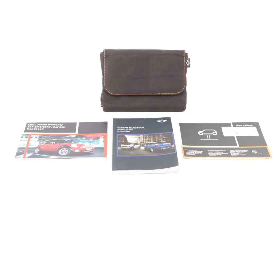 Mini Paceman R61 Service Booklet Owner's Handbook Pouch Wallet Case Set - SKU 2919020 - Part number 2919020