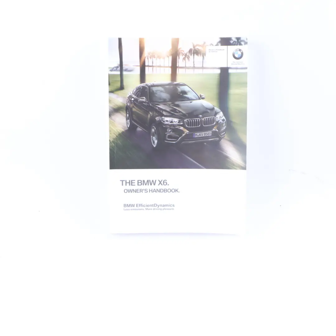 BMW X6 F16 Owner's Handbook Book Booklet Instructions Manual Pouch Case Walllet - SKU 2963440 - Part number 2963440