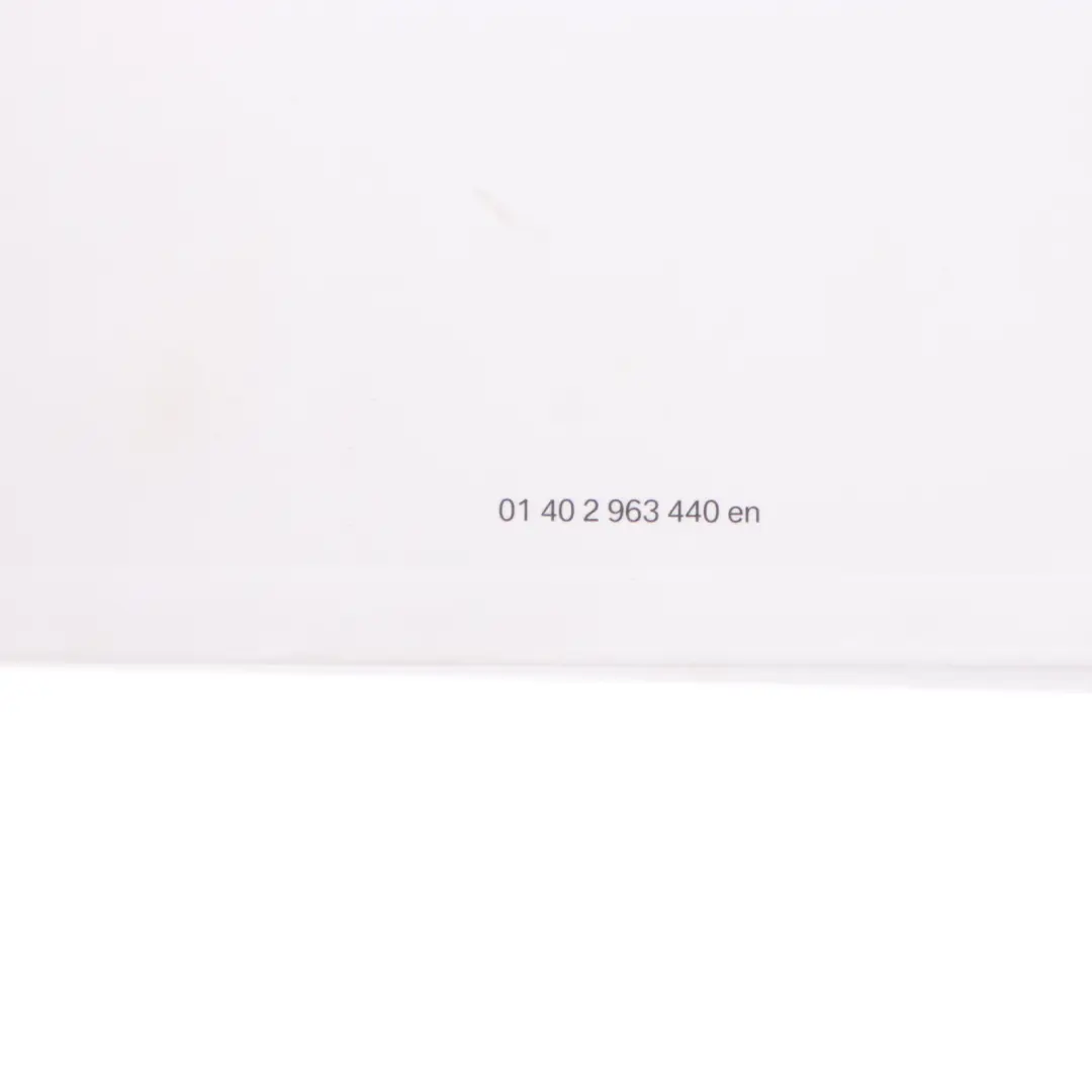 Owner's Handbook Book Booklet Instructions Manual Pouch Case Walllet to BMW X6 F16 with Part number 2963440 BMW X6 F16 Owner's Handbook Book Booklet Instructions Manual Pouch Case Walllet - SKU 2963440 - Part number 2963440