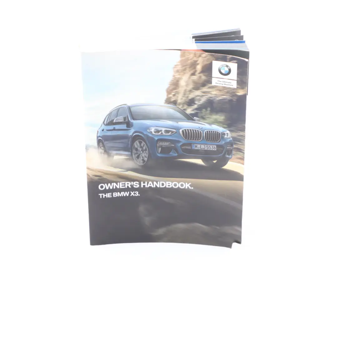 Owner's Handbook Instruction Book Set Wallet Case Pouch to BMW X3 G01 with Part number 2989817 BMW X3 G01 Owner's Handbook Instruction Book Set Wallet Case Pouch - SKU 2989817 - Part number 2989817