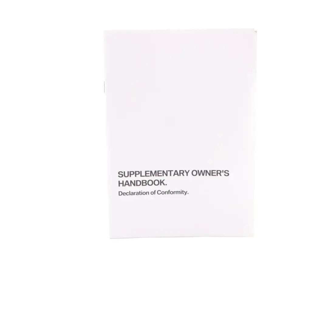 Owner's Handbook Instruction Book Set Wallet Case Pouch to BMW X3 G01 with Part number 2989817 BMW X3 G01 Owner's Handbook Instruction Book Set Wallet Case Pouch - SKU 2989817 - Part number 2989817