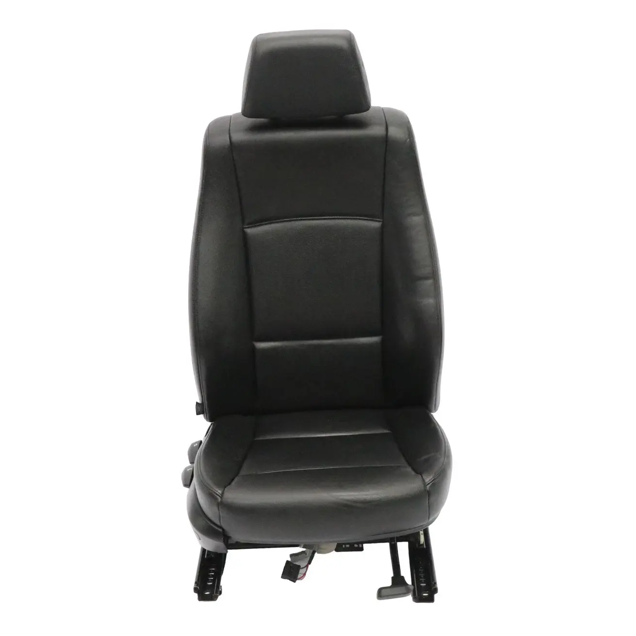 BMW E84 Delantero Derecho Asiento Calefactable Cuero Negro Nevada Interior