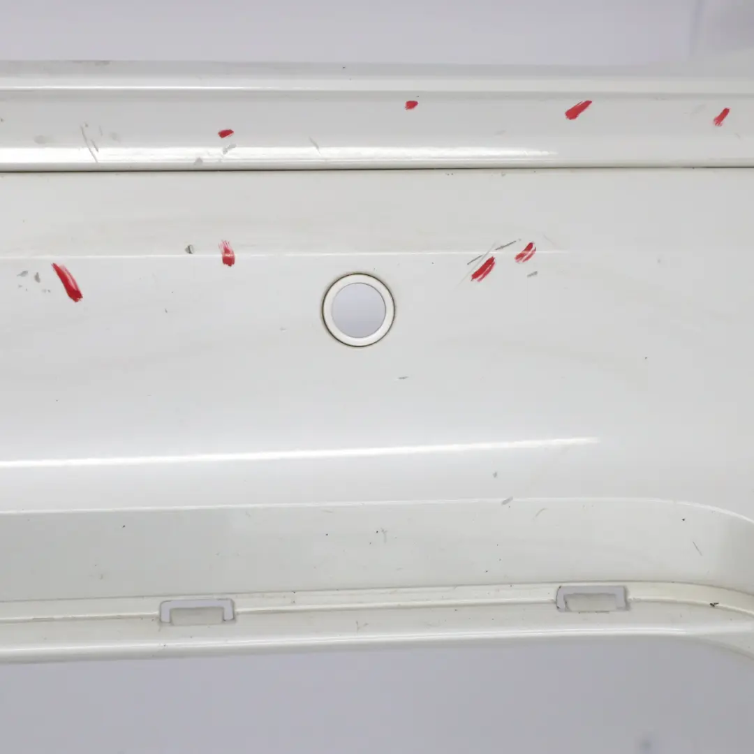 Bumper Trim Panel PDC Mineralweiss Mineral White - A96 to BMW X1 E84 Rear with Part number 2993568 BMW X1 E84 Rear Bumper Trim Panel PDC Mineralweiss Mineral White - A96 - SKU 2993568-MW1 - Part number 2993568