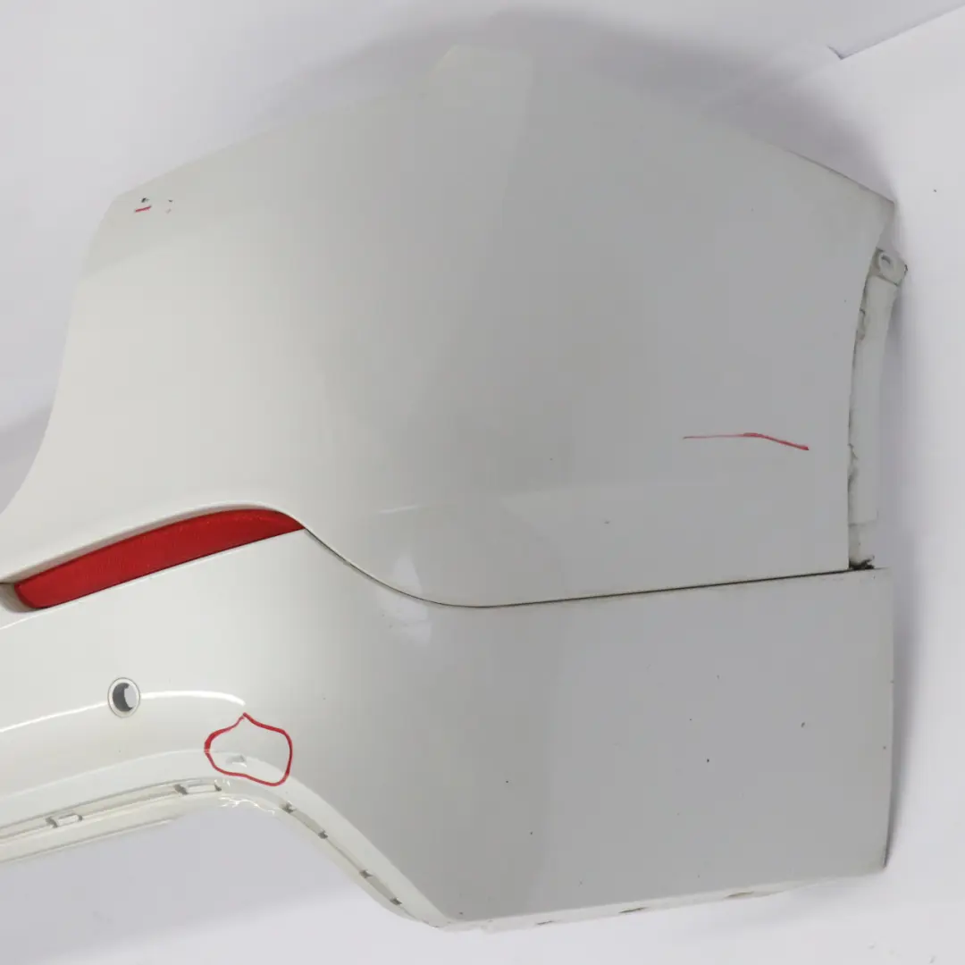 Bumper Trim Panel PDC Mineralweiss Mineral White - A96 to BMW X1 E84 Rear with Part number 2993568 BMW X1 E84 Rear Bumper Trim Panel PDC Mineralweiss Mineral White - A96 - SKU 2993568-MW1 - Part number 2993568