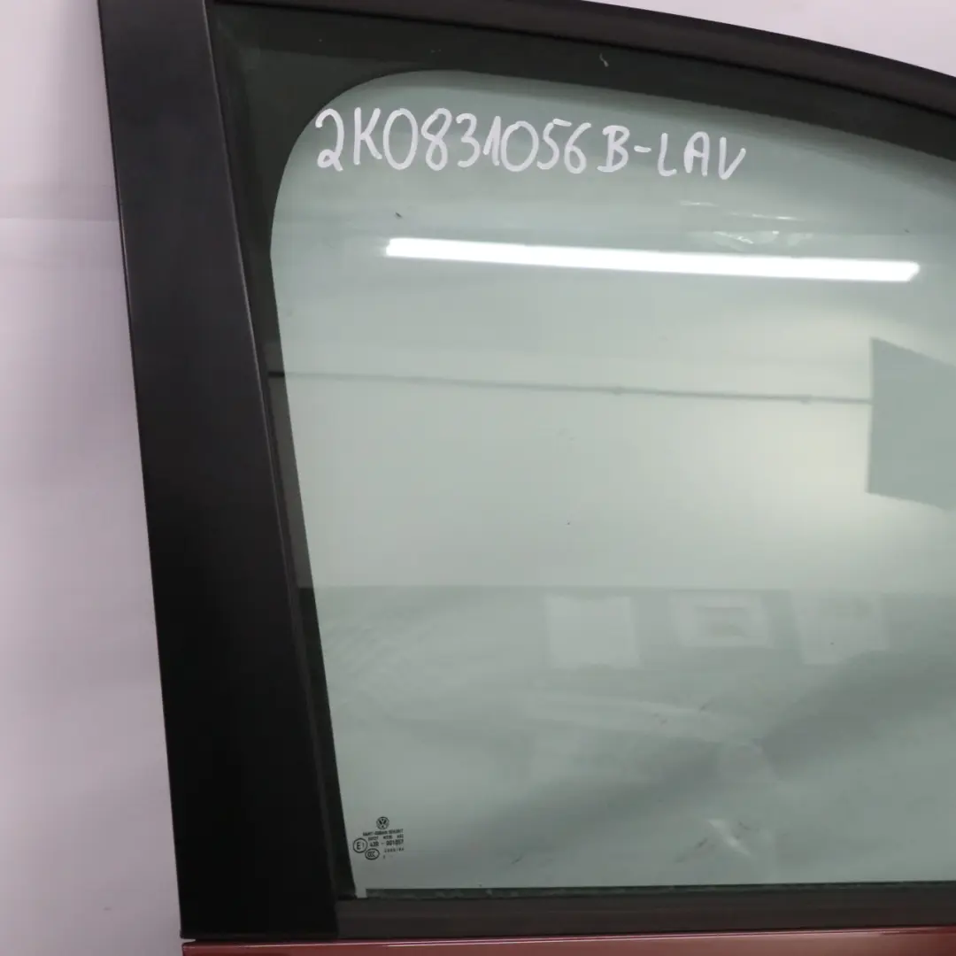 Volkswagen VW Caddy Maxi Front Door Right O/S Lavarot Lava Red Metallic - L3U - SKU 2K0831056B-LAV - Part number 2K0831056B