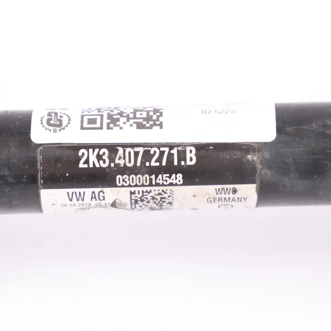 VW Volkswagen Caddy Maxi Vorde Rachse Links Antriebs Welle - SKU 2K3407271B - Teilenummer 2K3407271B