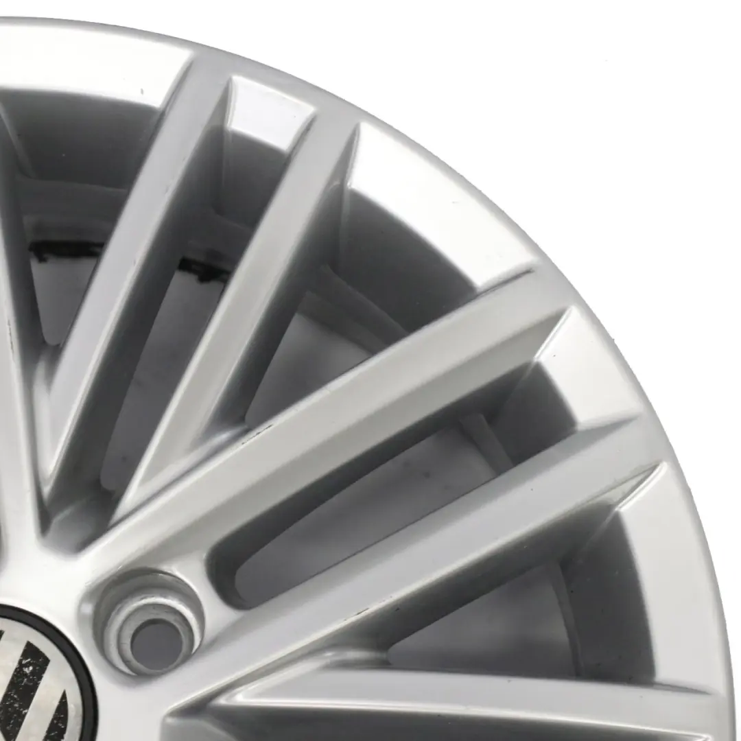 VW Volkswagen Caddy Srebrna Felga Aluminiowa 16" 6J ET:50 - SKU 2K5601025J-1 - Numer Części 2K5601025J