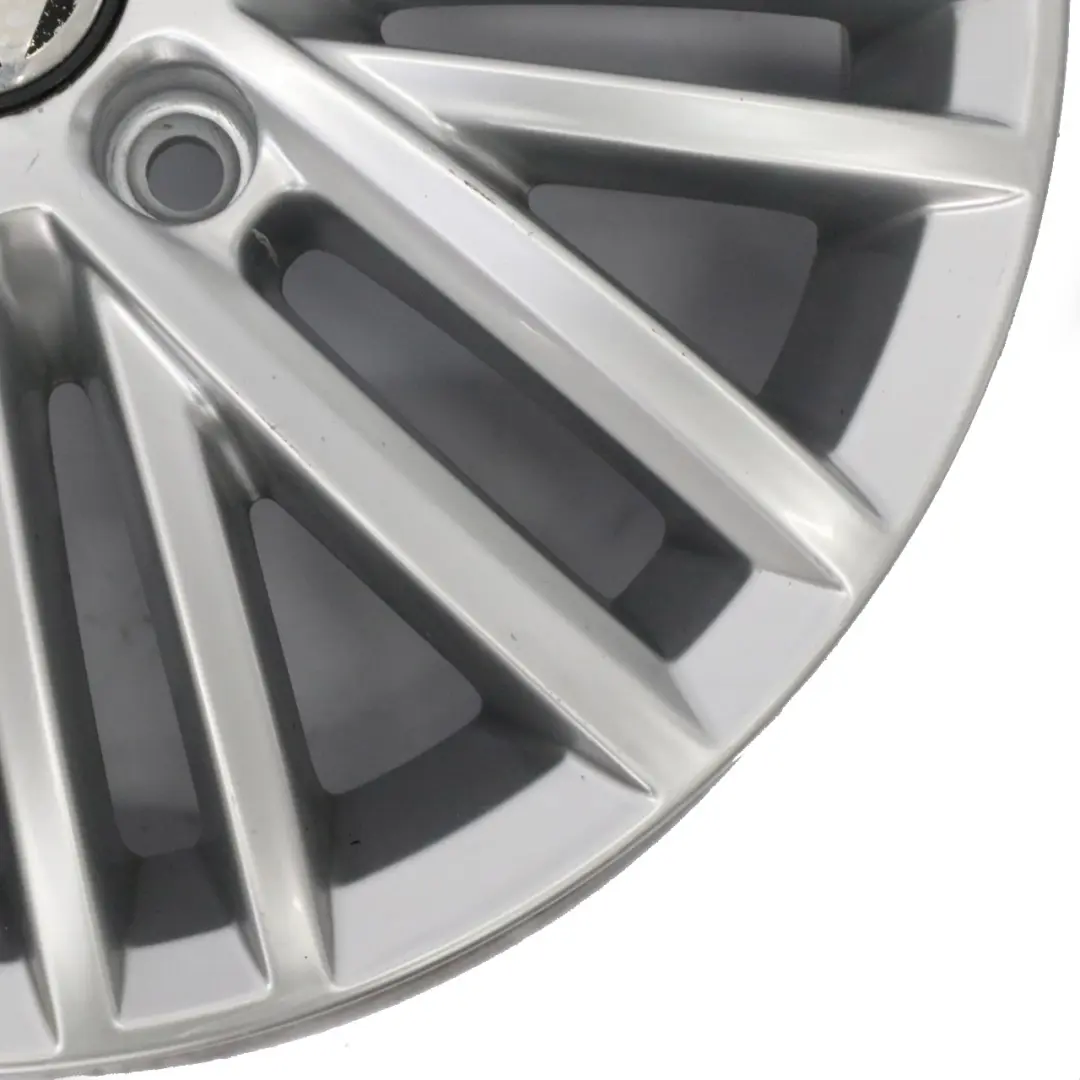 VW Volkswagen Caddy Srebrna Felga Aluminiowa 16" 6J ET:50 - SKU 2K5601025J-1 - Numer Części 2K5601025J