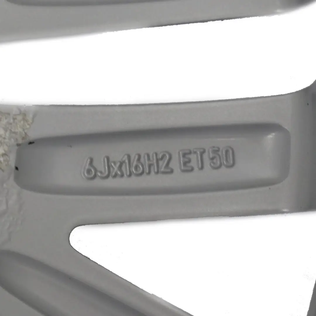 Srebrna Felga Aluminiowa 16" 6J ET:50 do VW Volkswagen Caddy o numerze 2K5601025J VW Volkswagen Caddy Srebrna Felga Aluminiowa 16" 6J ET:50 - SKU 2K5601025J-2 - Numer Części 2K5601025J