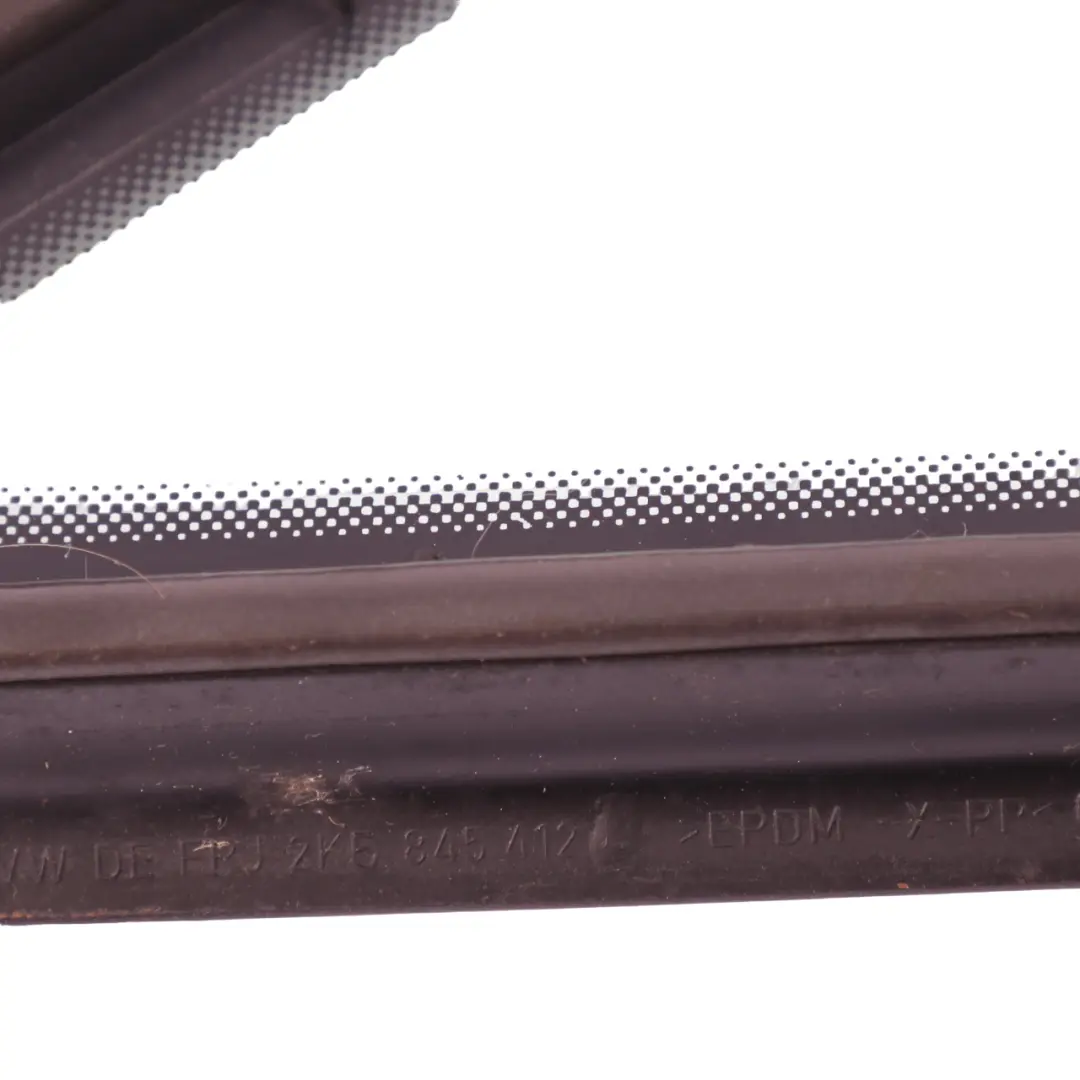 Volkswagen Caddy 2K Quarter Window Front Door Right Side O/S Glass Triangle AS2 - SKU 2K5845412 - Part number 2K5845412