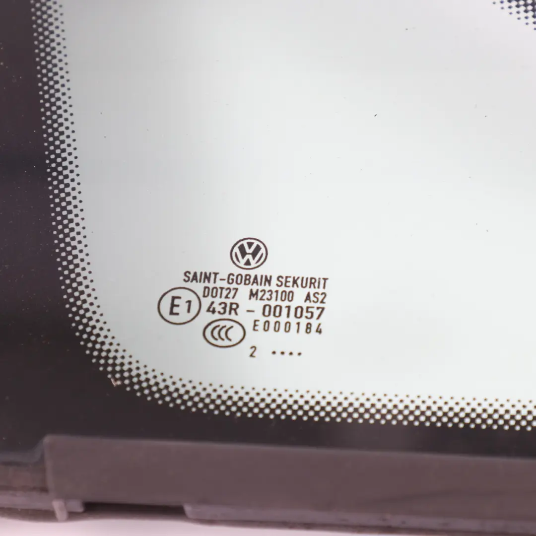 Volkswagen Caddy 2K Quarter Window Front Door Right Side O/S Glass Triangle AS2 - SKU 2K5845412 - Part number 2K5845412