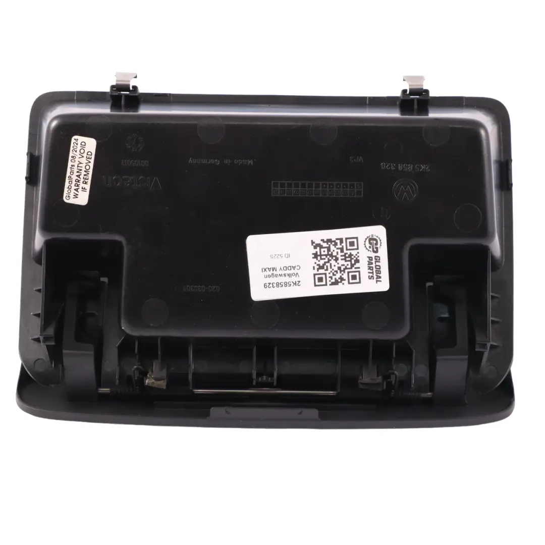 VW Volkswagen Caddy Centre Console Tray Storage Compartment Cover - SKU 2K5858329 - Part number 2K5858329
