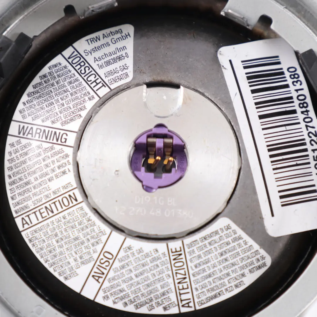 Steering Wheel Air Module Driver Side Black to Volkswagen Caddy with Part number 2K5880201D Volkswagen Caddy Steering Wheel Air Module Driver Side Black - SKU 2K5880201D - Part number 2K5880201D