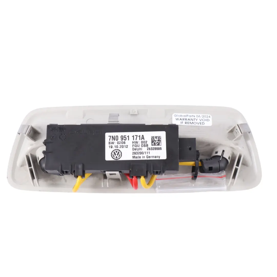 VW Volkswagen Caddy Maxi Interior Roof Alarm Sensor Module Unit - SKU 2K5951172 - Part number 2K5951172