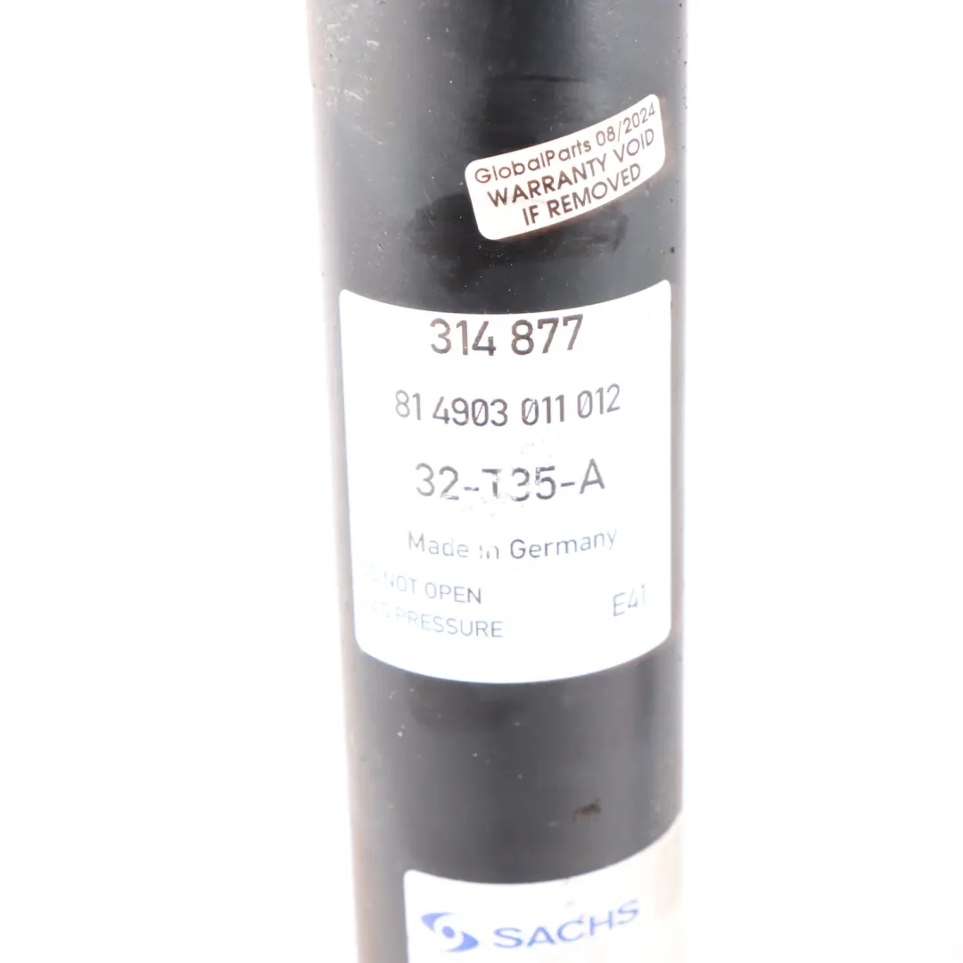 Strut Set BMW F10 Rear Suspension Sachs Shock Absorber Strut to Spring with Part number 32-T35-A Spring Strut Set BMW F10 Rear Suspension Sachs Shock Absorber Strut - SKU 32-T35-A - Part number 32-T35-A