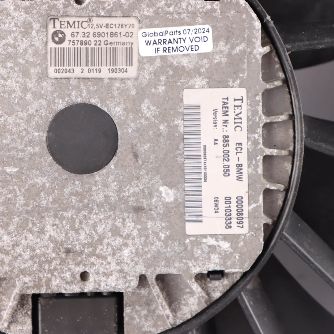 Lüfterzarge mit Lüfter 600W 6901861 für BMW X3 Series E83 mit Teilenummer 3400022 BMW X3 Series E83 Lüfterzarge mit Lüfter 600W 6901861 - SKU 3400022 - Teilenummer 3400022